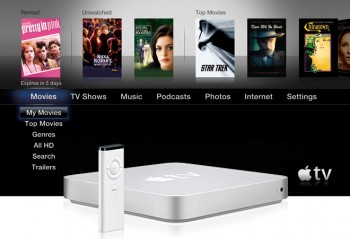 Apple TV 3.0, med Apple TV 160GB. Foto: Apple Inc.